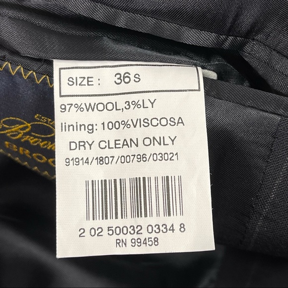 Brooks Brothers Blazer Jacket Suit Sport Coat Men Size 36 - Picture 5 of 5